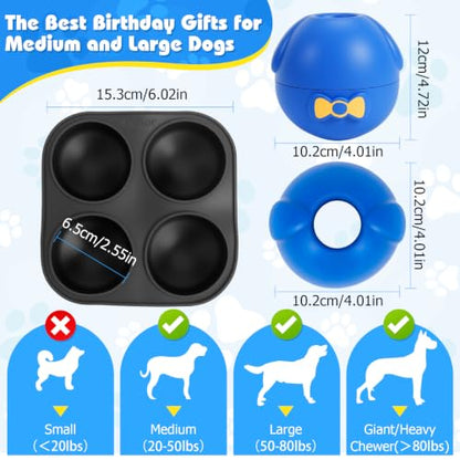 Frozen Treat Enrichment Toy – Reusable Dog Ice Pop Maker for Longer-Lasting Licking & Interactive Play